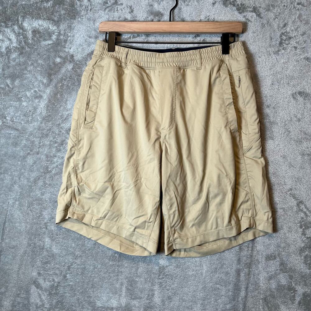 Birddogs Sz Medium Long Uncle Bucks Color Khaki Athletic Shorts Men's